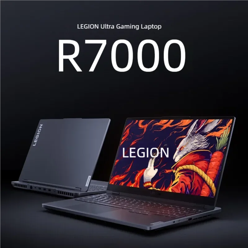 레노버 리전 R7000 게이밍 노트북, 15.6 인치 2.5K 165Hz AMD R7-7735H 16 32G DDR5 1T 2TB SSD RTX4050 4060 게이밍 노트북 컴퓨터 PC