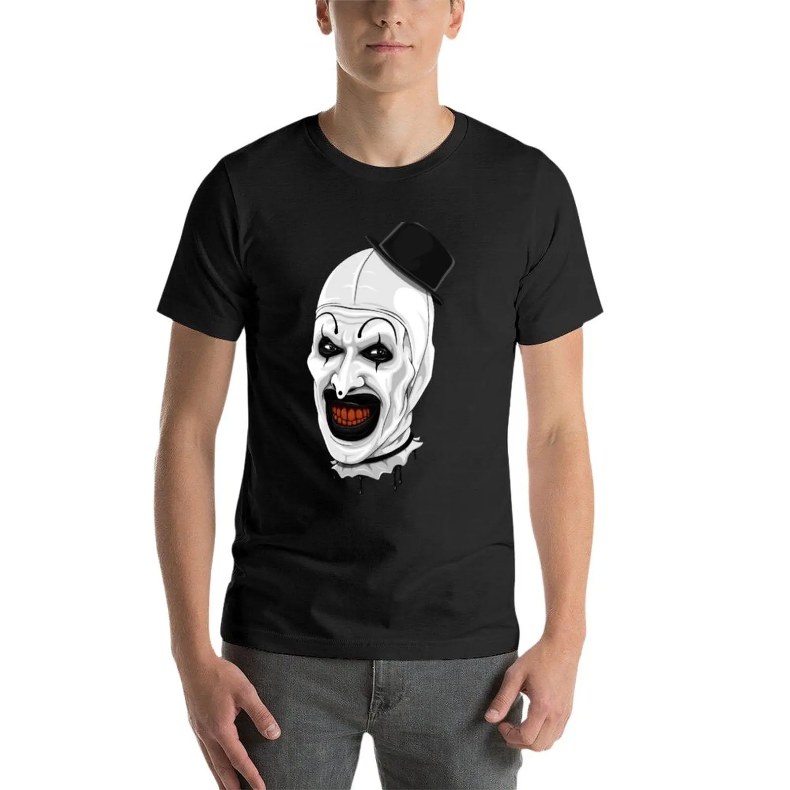 Art the Clown terrifier movie halloween T-Shirt summer clothes black t  shirts funny t shirts men graphic t shirts