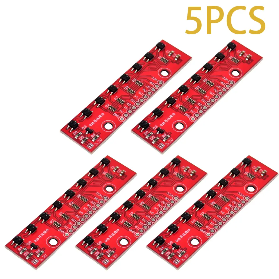 1-10PCS 8-Channels Infrared Line Tracking Sensor Module – Digital Output for Arduino Smart Car Robot DIY Projects image 8