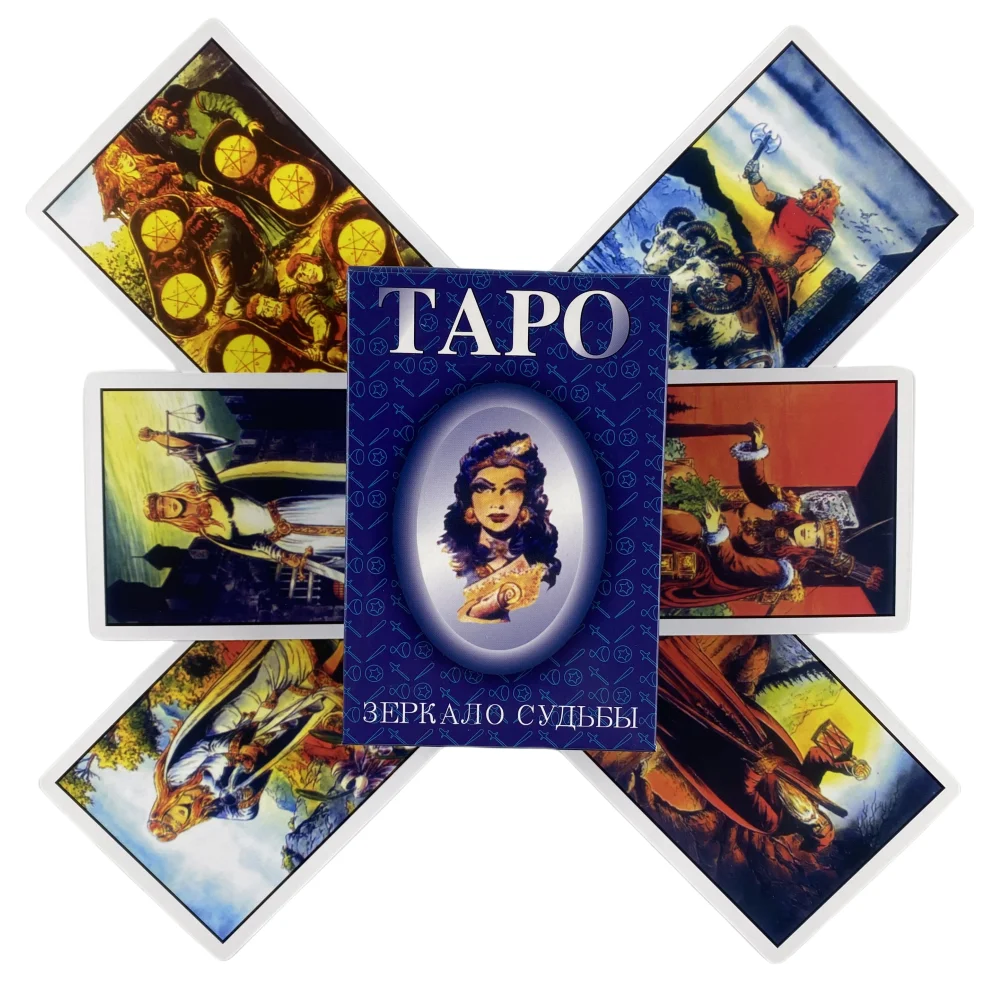 

Rider Of Tapo Russian Tarot Cards Full English Edition Playing Deck Fortune Guidance Telling Divination Oracle Board Game