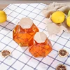 Kitchen 100ML/220ML/380ML Hexagonal Glass Honey Bottle With Wooden Honey Pot Stirring Rod Sealing Clear Jam Jar Home Storage 4