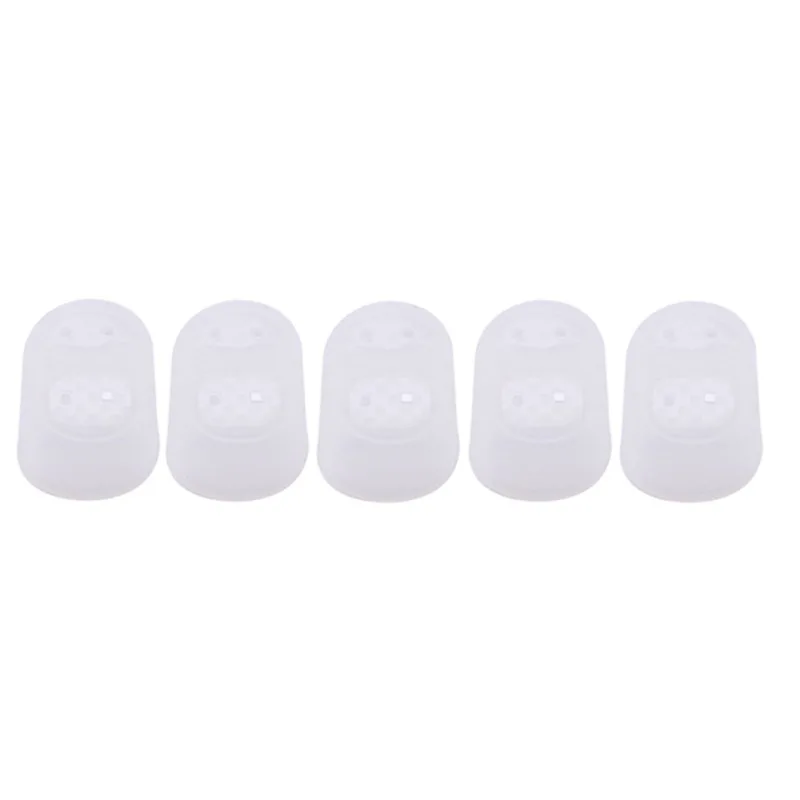 15Pcs Silicone Finger sleeve Slip Anti-scalding Needle Flip Book Money Playing Piano Thimble Tip Hollowed Out Breathable Freely