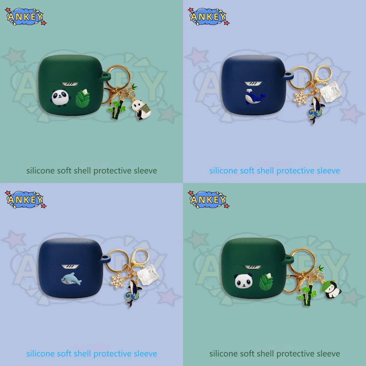 Per Jbl Tune Beam / Tune Buds / Tune Flex Case Cover Auricolare Auricolari In Silicone Shell Cuffie Protettive Morbide Skin