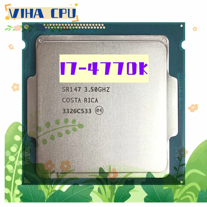 

Intel Core i7-4770K i7 4770K i7 4770 K 3.5 GHz Quad-Core Eight-Thread CPU Processor 84W LGA 1150