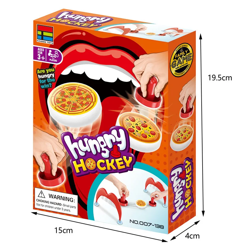 Desktop Pizza Ice Hockey Toy Chessboard Game, Educate Parent -Child Interactive Game, Suitable for Family Gatherings 6