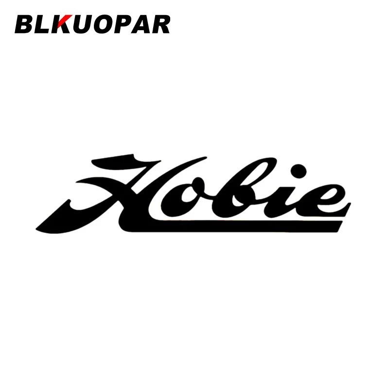 

BLKUOPAR Funny Fonts Hobie Car Stickers Personality Decal Occlusion Scratch Die Cut Bumper Windows Car Styling