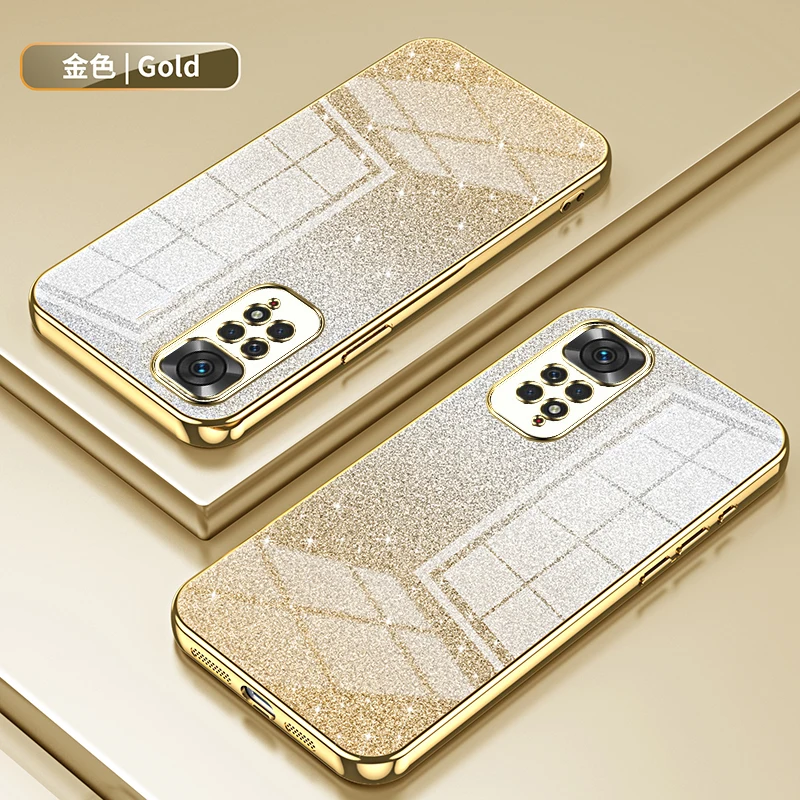 Sparkling Glitter Plating Soft TPU Phone Case - Ultra Slim & Durable Back Cover