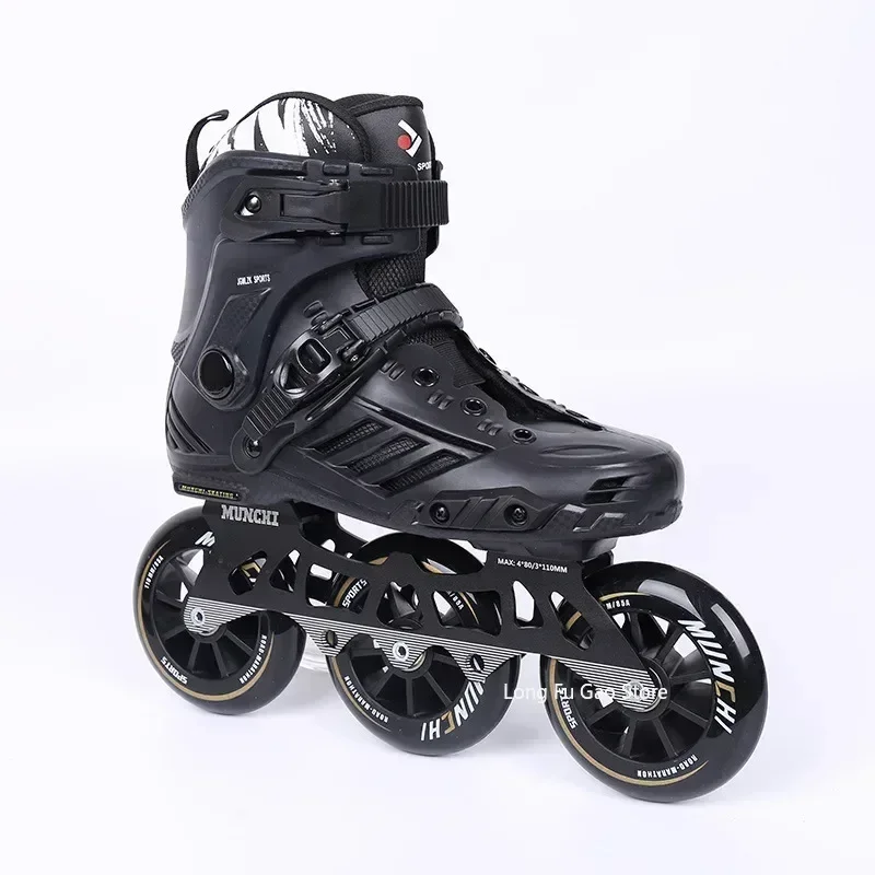 Roller skates Big three wheel speed skates adult professional racing roller skates adult roller skating children for men and women