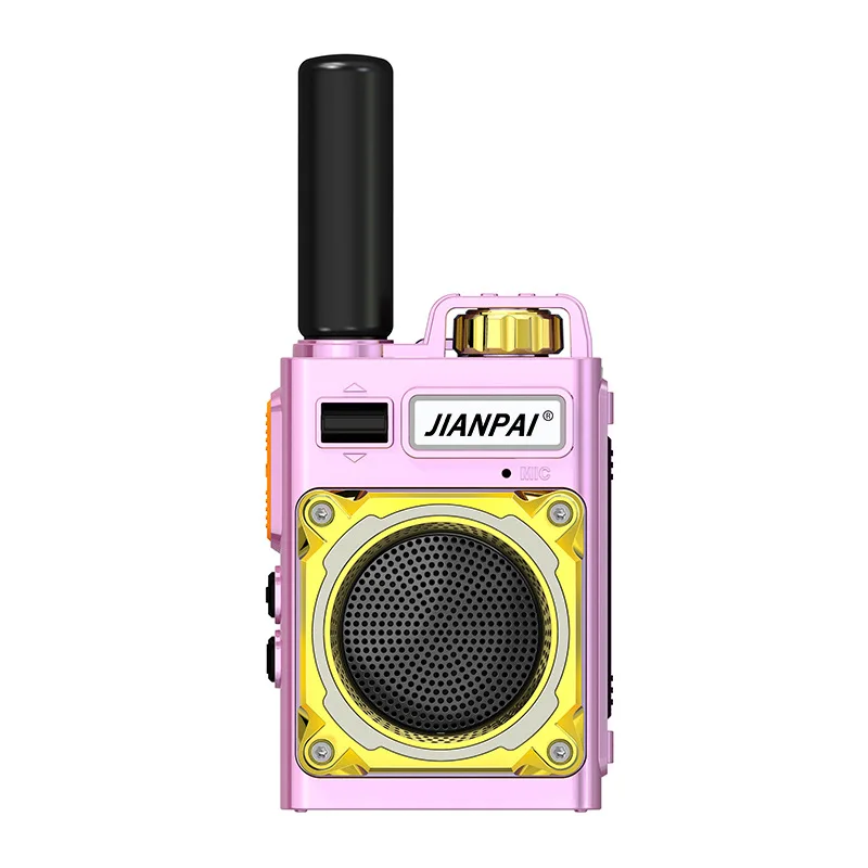 Jianpai GT55 Walkie-talkie Outdoor Mini Handstand Children's One-click Breaking Code Hotel Barber Hotel TYPE-C Direct Charge
