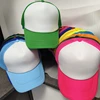 Customize Printing Logo Advertising Trucker Cap Unisex Heat Transfer Logo Mesh Caps Summer Adjustable Foam Trucker Hat Dad Hat 2