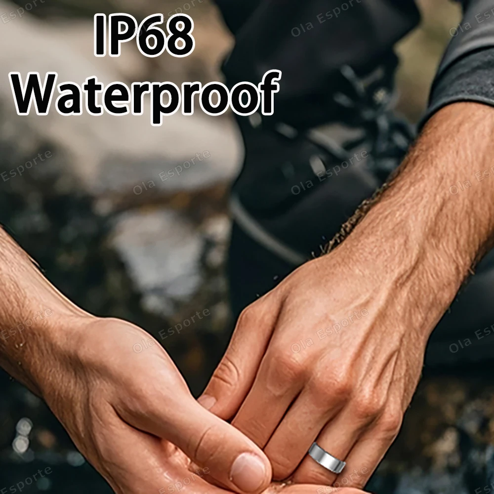 2025 New Smart Ring Heart Rate Blood Pressure Sleep Monitoring Motion Tracking IP68 Waterproof Men Women Smart Ring Holiday Gift 6