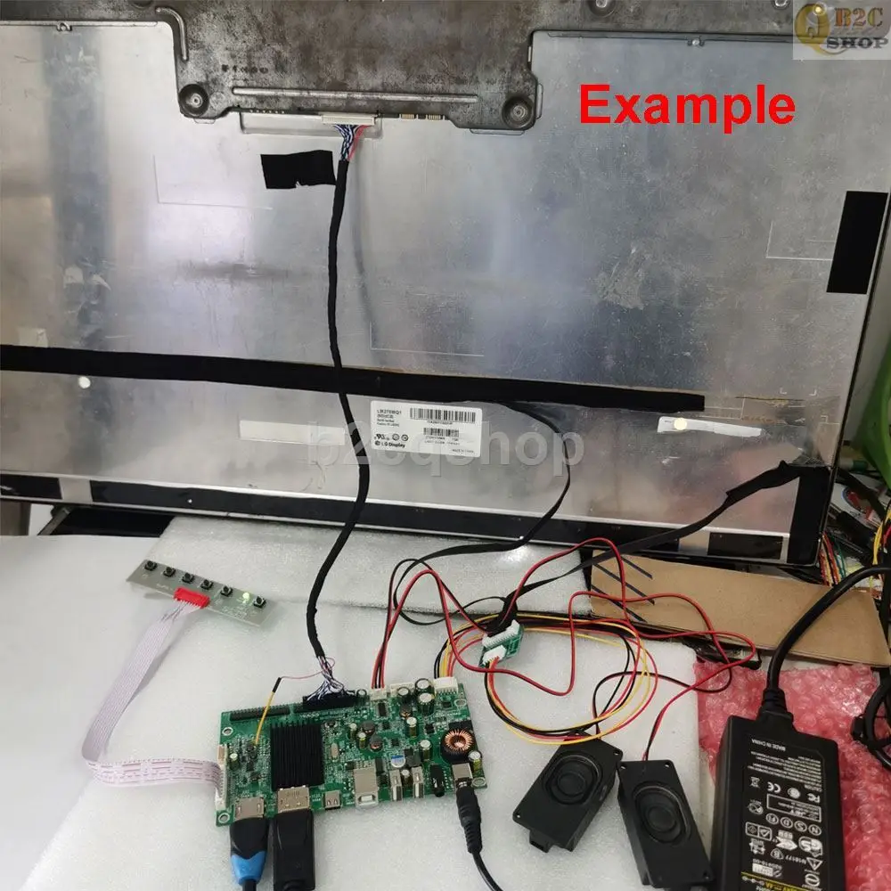 LCD Controller Board Monitor Kit EDP converter for imac 27" A1312 A1316 A1407 LM270WQ1 display HDMI-compatible+DP+USB-TYPE-C