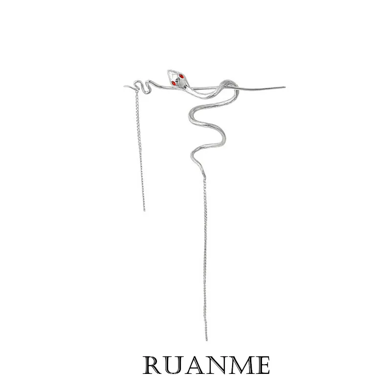 

2023 New Chinese Style Serpentine Hairpin Fashion Classic Luxury Long Tassel Hair Hair Accessories Jewelry Gifts