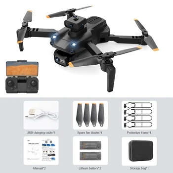 Remote Control Drone with Daul Camera 4K 5-Sides Obstacle Avoidance Optical Flow Positioning 5GWIFI FPV Foldable Quadcopter 2