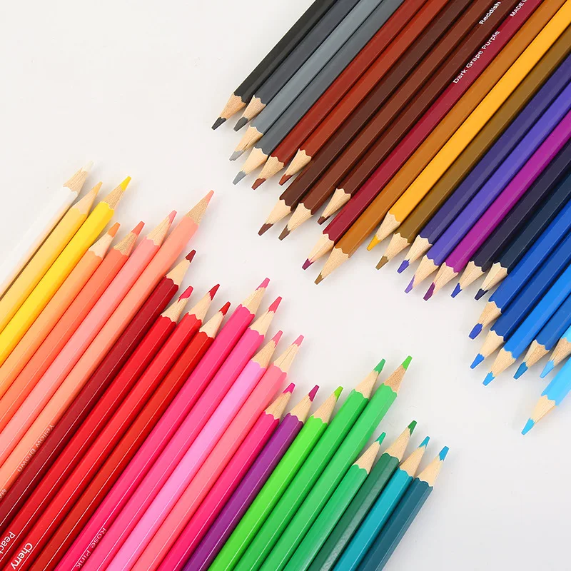 드로잉 스케치 세트, 금속 컬러 연필, 색칠 연필, Brutfuner 아티스트용 전문 미술 용품, 48 색, 72/120 색