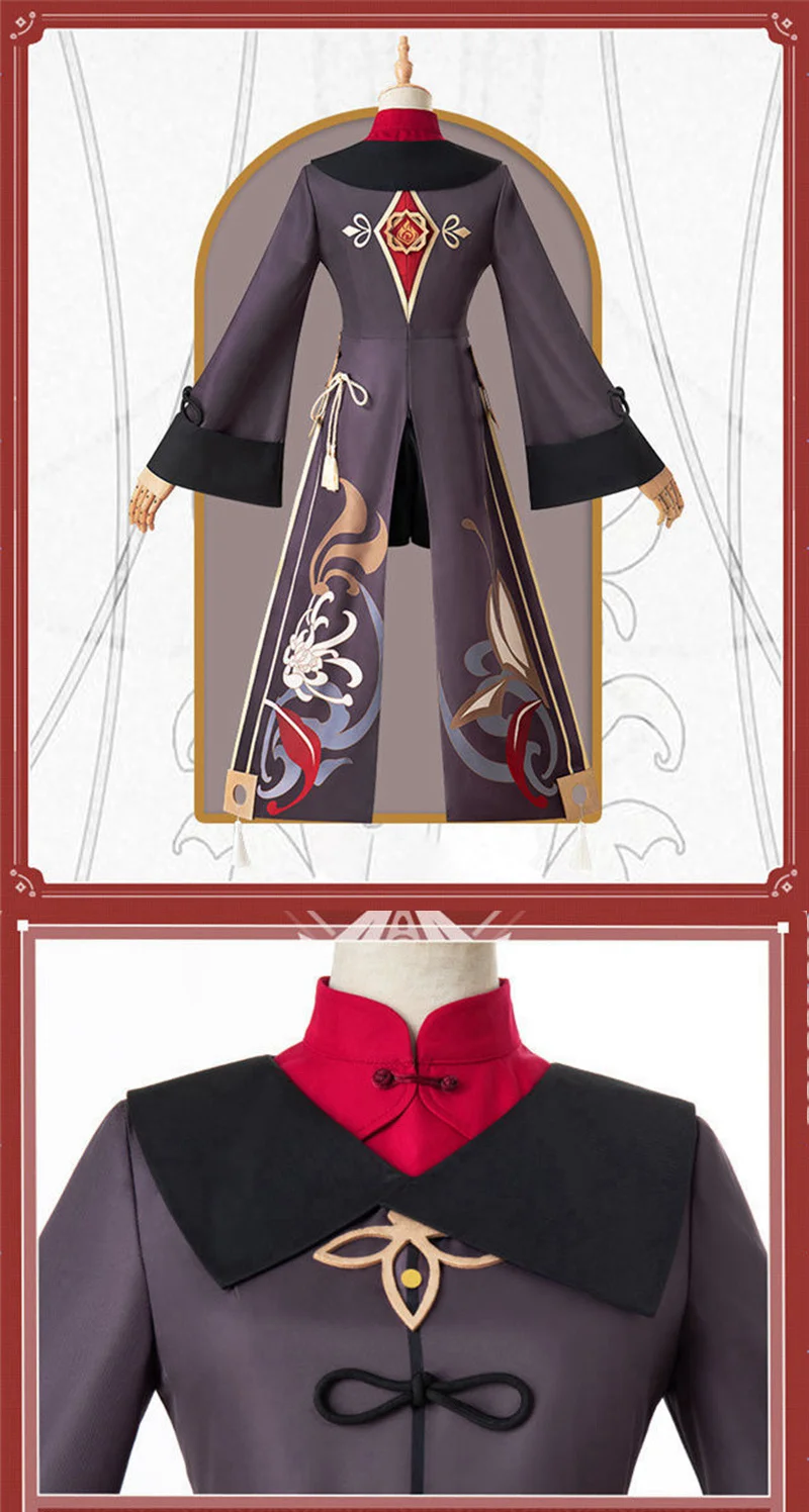 Genshin Impact Hu Tao Traditional Chinese Dress Cosplay Costume