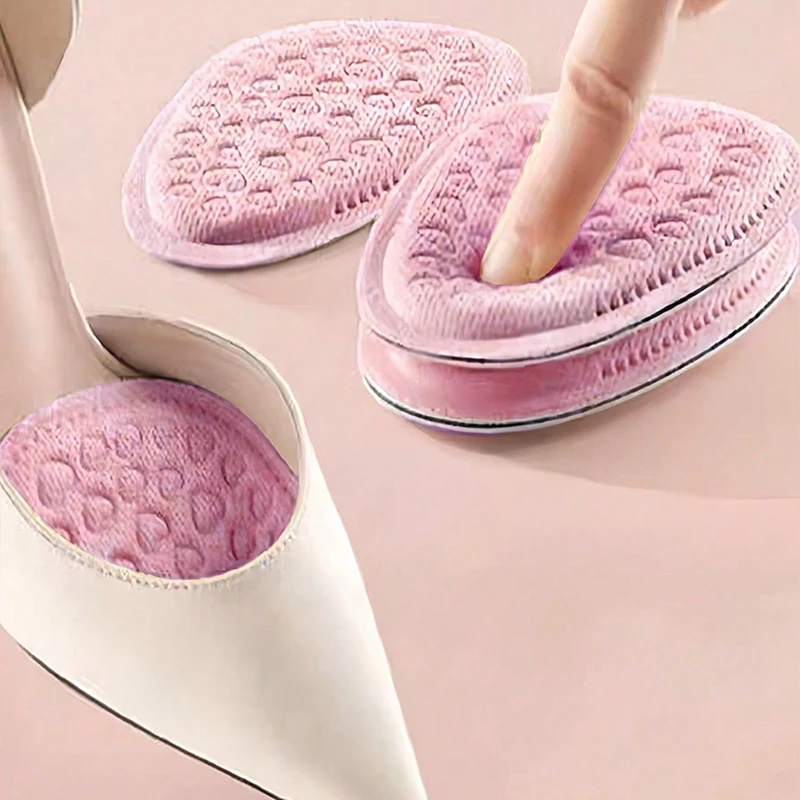 중족골 패드, 앞발 패드, 발뒤꿈치 패드(여성용), 미끄럼 방지 발뒤꿈치 패드(느슨한 신발용)(발 통증 및 물집 완화)