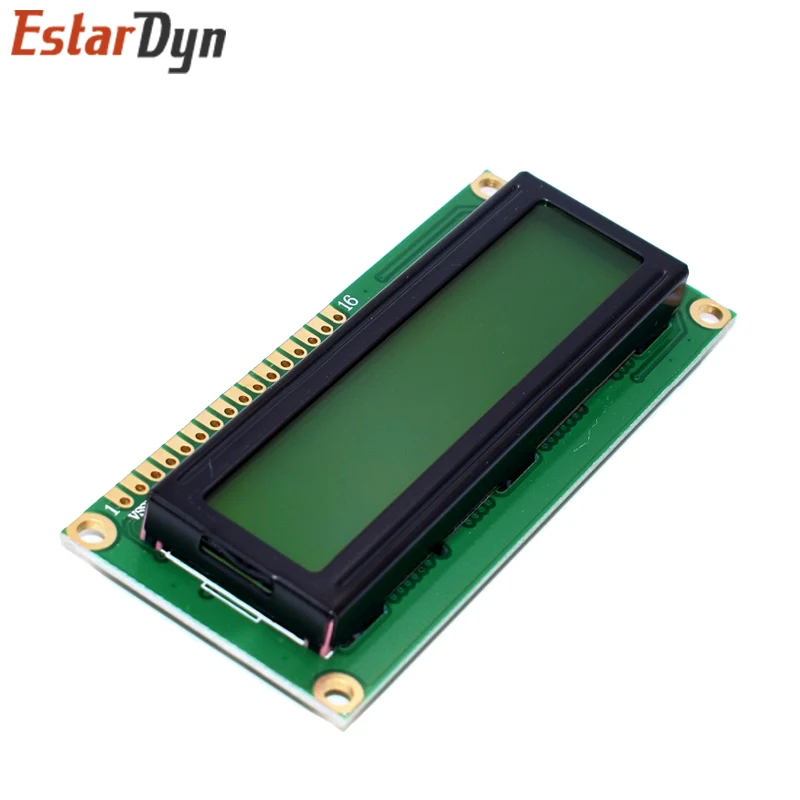 LCD1602 1602 Module Green Screen 16x2 Character LCD Display Module.1602 5V Green Screen And White code for arduino