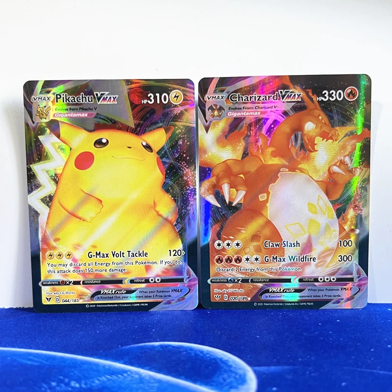 31pcs New Pokemon Metal Cards Charizard Pikachu Eevee Ho-oh Gx Vmax Ex  Shining Game Card Trading Collection Cards Toys - Game Collection Cards -  AliExpress