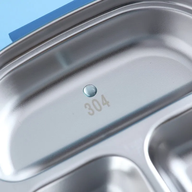 Outing Tableware 304 Portable Stainless Steel Lunch Box Baby Child Student Outdoor Camping Picnic Food Container Bento Box Kitchen