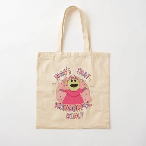 

Хлопковая Холщовая Сумка Nanalan Who Is That Wonderful Girl, женская дизайнерская многоразовая дорожная сумка-тоут унисекс, складная повседневная женская мода