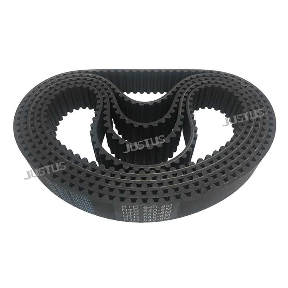 HTD 8M 고무 타이밍 벨트 고토크 동기 벨트 둘레 1728mm-1976mm 폭 옵션 15/20/25/30/40/50mm