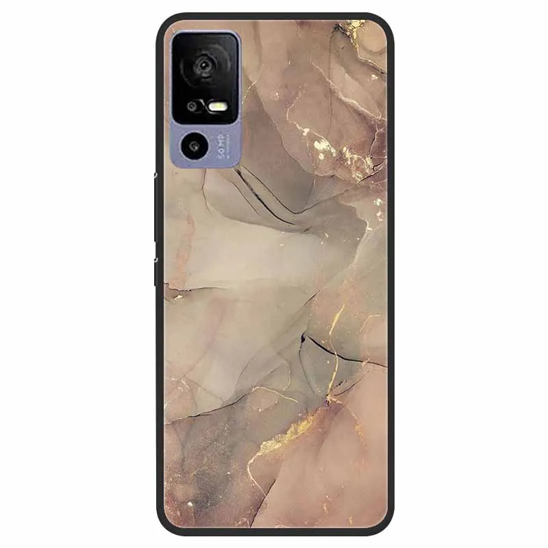 Elegant Marble TPU Silicone Case - Fashionable Protective Cover