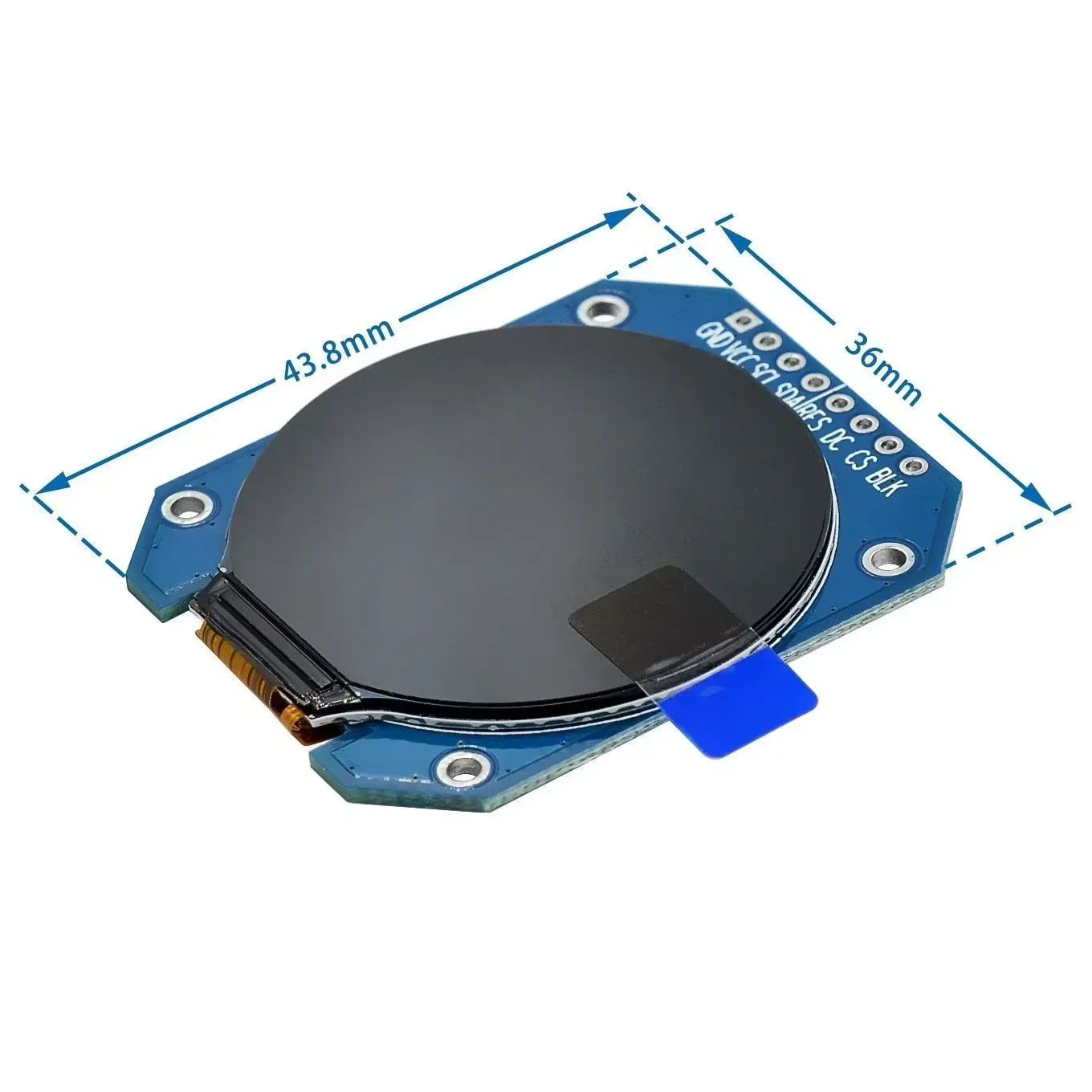 Ƶ̳ TFT LCD ÷ ,  RGB 240x240, GC9A01 ̹, 4 ̾ SPI ̽, 240x240 PCB, 1.28 ġ