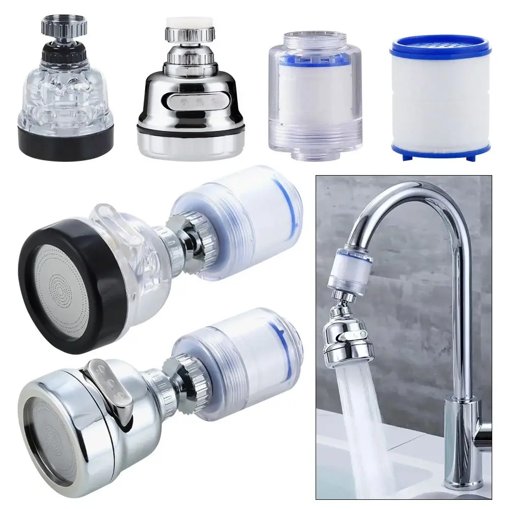 Description Picture 2 of item1Pcs Bubbler Dispenser Faucet Aerator Water Saving Nozzle Tap Extension Connector Water Filters 3 Modes Shower Head