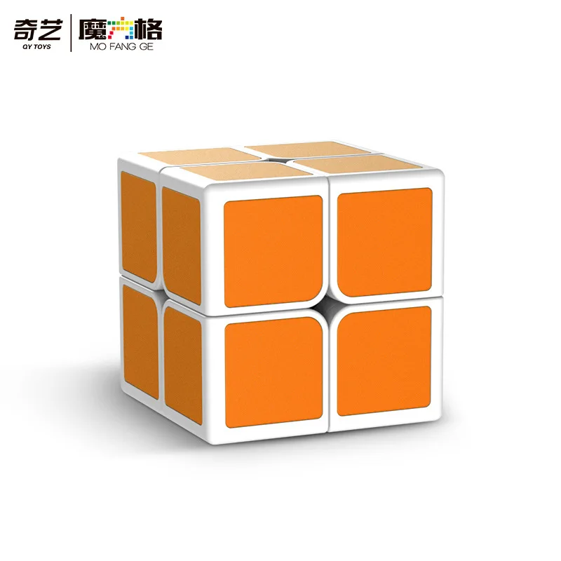 Qiyi OS Cube 2X2 Magnetic Magic Speed Cube Stickerless Professional Fidget Toys Qiyi 2X2 OS Cubo Magico Puzzle 2