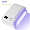 New 72W Nail Polish Dryer Lamp With Hand Pillow For Nails Art Two Hands Arm Rest Pillow Secadora de uñas UV Led Nail Lamp 3