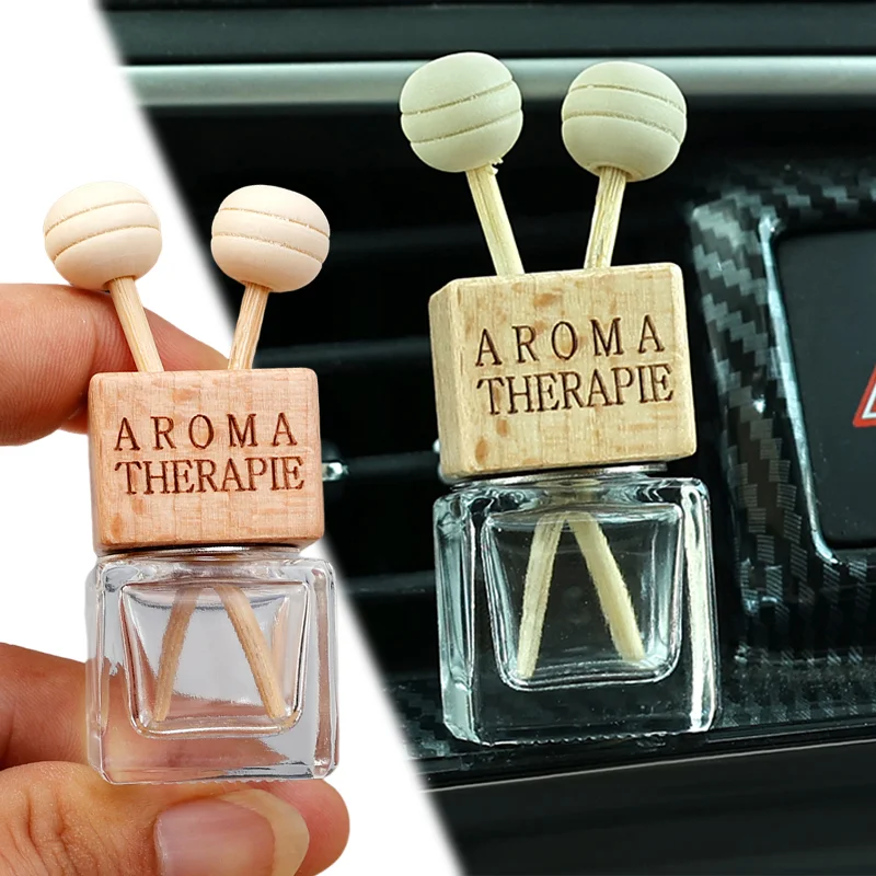 

Car Air Vent Outlet Perfume Clip Air Freshener Bottle Glass Perfume Diffuser Glass Bottle Decoration Accessories