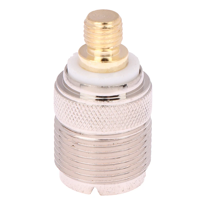 

For UHF SO239 Female To Flat M6 Connector Car Antenna RF Coaxial Connector Adapter For GP328 GP88 Handheld Walkie Talkie