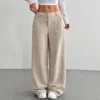 Women Autumn Winter Corduroy Pant Fashion Retro New In Wide Leg Trousers Lady Casual High Waist Solid Pants Street Chic Clothes