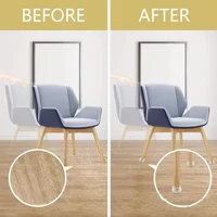 16pcs Silicone Chair Leg Caps Feet Pads Floor Protector Furniture Table Covers for Non-Slip Chair Rubber Feet Cap Bottom 3