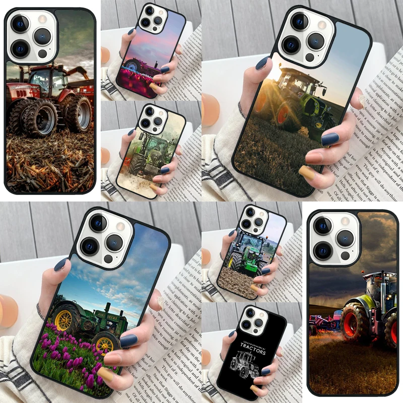 Custodia Per Telefono Trattore Agricolo Per Iphone 12 Mini X Xs Xr 11 13 14 15 Pro Max Se 2020 Per Apple 7 8 Plus Coque