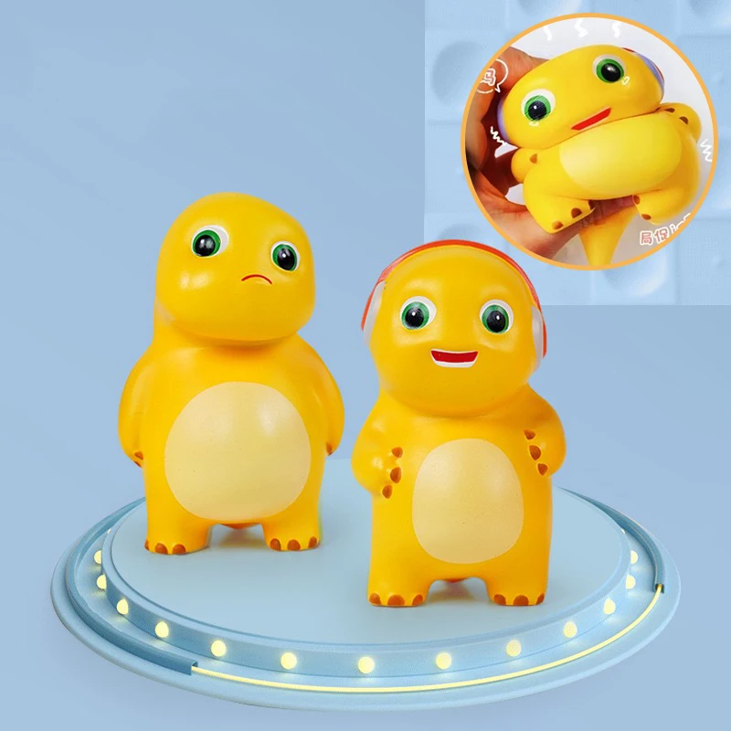 リトルミルクドラゴンピンチ楽しい Nailong-子供のための台所のおもちゃ,ミルクドラゴンの葉の人形