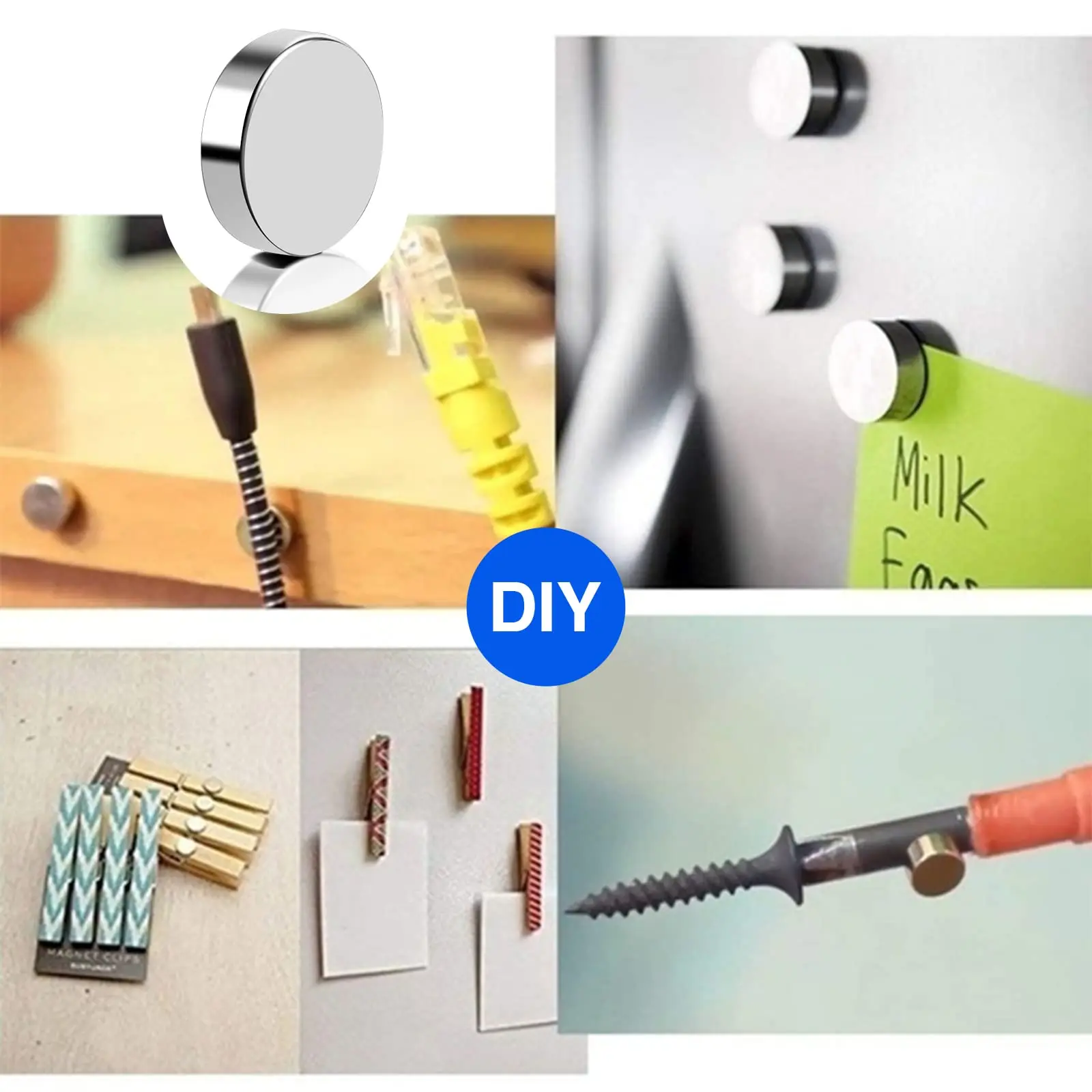 Neodymium Disc Magnets - Super Powerful 5x5mm Permanent Magnets (20/50/100 Pieces)