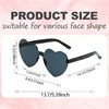 Women's Heart Sunglasses Wholesale 12-100PCS Wedding Bachelorette Bridesmaid Beach Party Multi-Color Photo Props Gifts 3