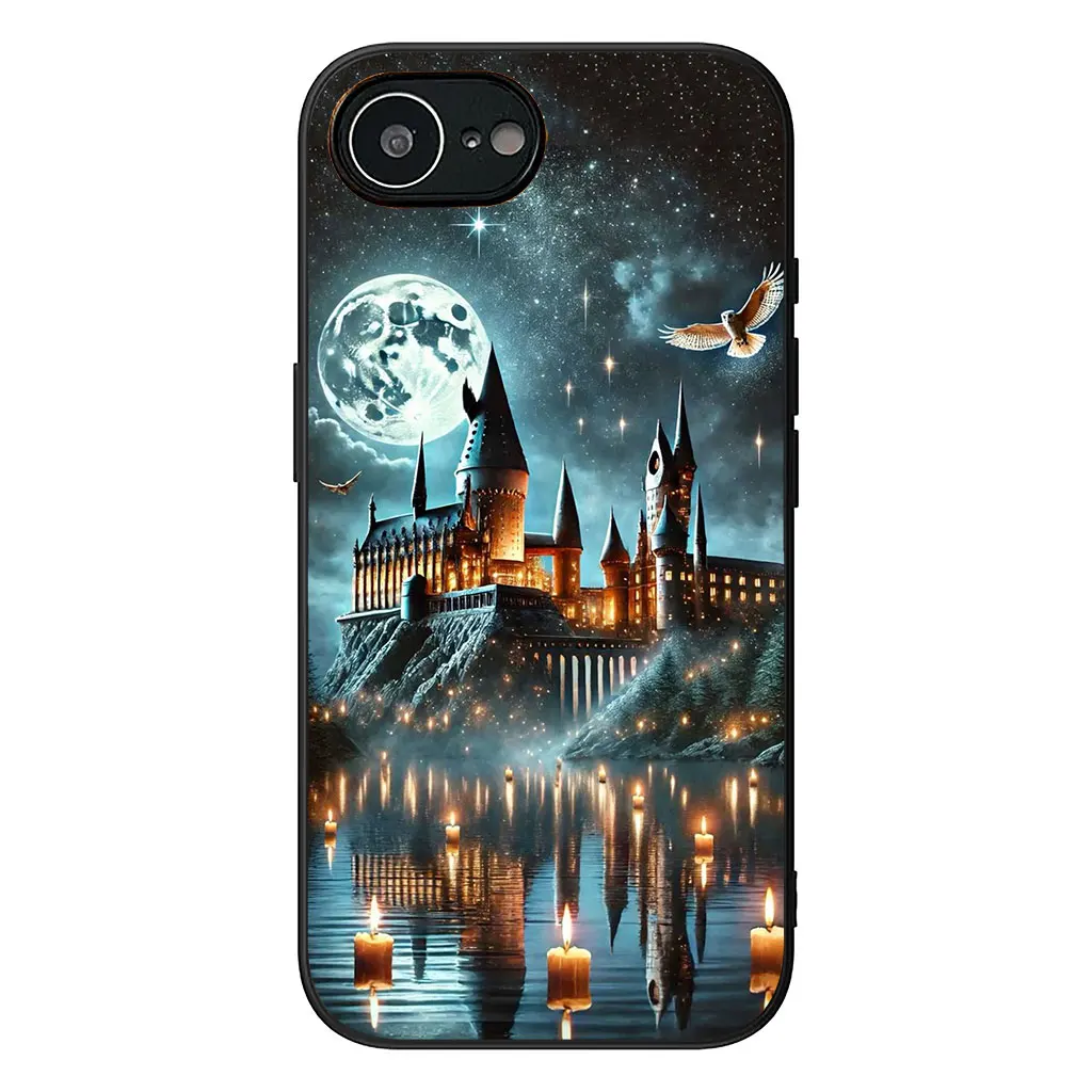 Whimsical Owl & Wand Poster Art Phone Case Cover