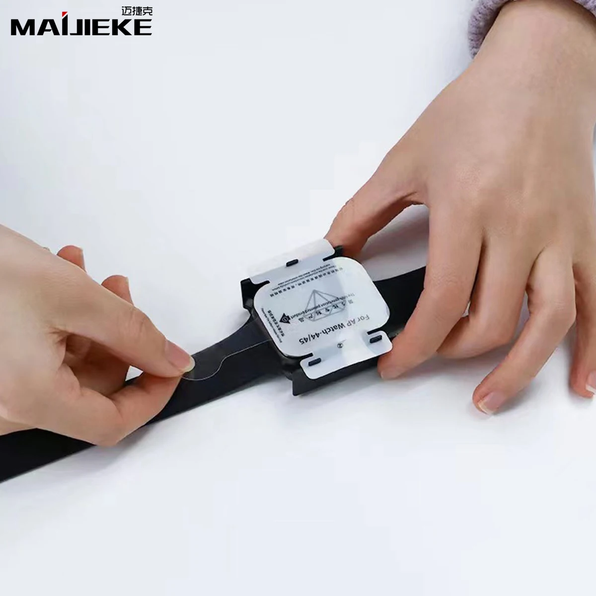 Tpu Hydrogel Film Per Apple Watch Ultra 49Mm Series 7 8 41Mm 45Mm S6 S5 S4 6 5 4 Se 40Mm 44Mm S3 S2 Screen Protector + Fix Tool