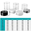 1PC 30/50/60/80/100/120/150g Transparent Plastic Jar With Lid Makeup Cosmetic Face Cream Travel Bottle Kitchen Storage Jars 4