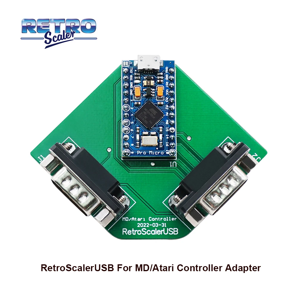 Retroscaler Usb para Sega Genesis Mega Drive Atari Game Controller Converter Adaptador para Misterfpga Raspberry pi m b pc - Image 4