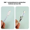 1.4M Spiral Charger Cable Cord Protector Line Decoration Winder Universal Anti-break Spring Protection Ropes for IPhone Samsung 6