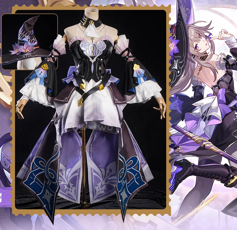 Herta Cosplay Game Honkai Star Rail The Herta Witch Halloween Costume 3
