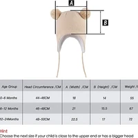 LANGZHEN Cute Pom Pom Babys Winter Hat Infant Earflap Knit Warm Cap for Boys Girls Toddler Kids Fleece Lined Beanie 6