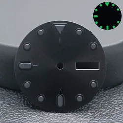 Dual Calendar Watch with Green/Black Dial and Luminous Hands (NO.10)