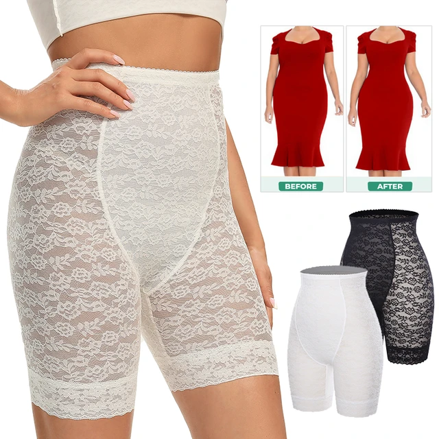 Women Tummy Control High Waisted Power Shorts Corsets Thigh Slimming Body  Shaper