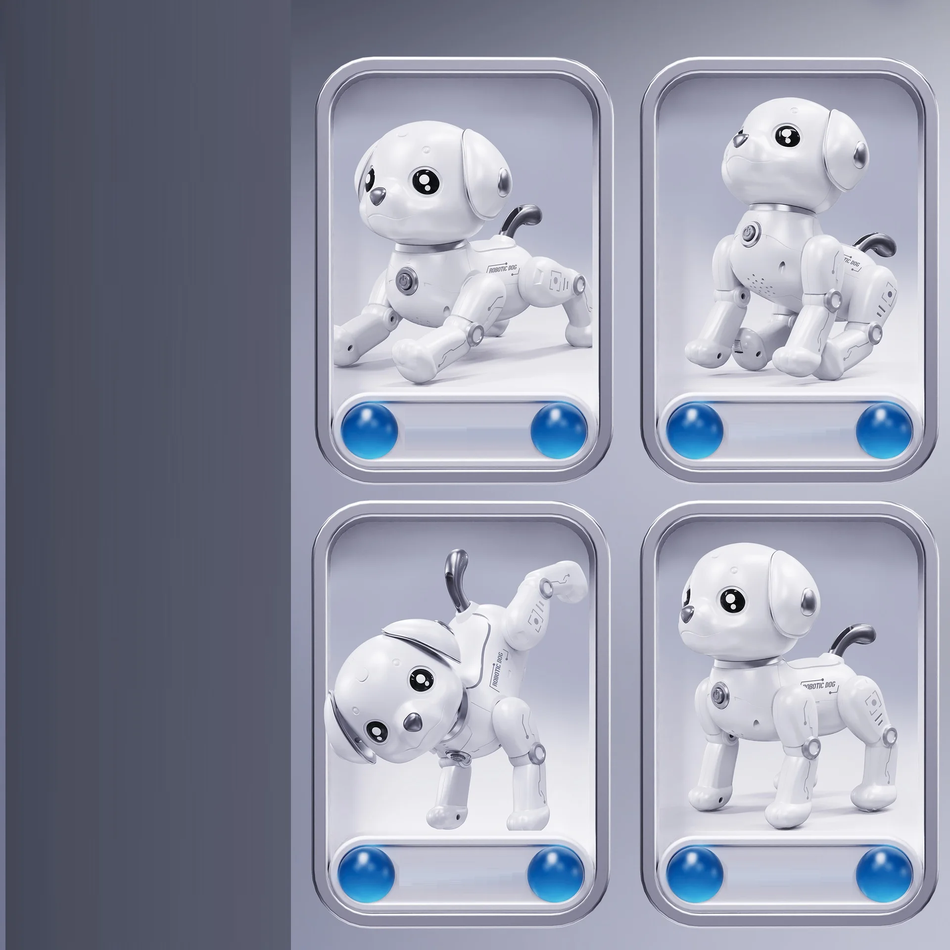 Intelligent Remote Control Robot Dog  Touch Function & Voice Control - Smart Programmable Robotic Animal Chinese Version 3