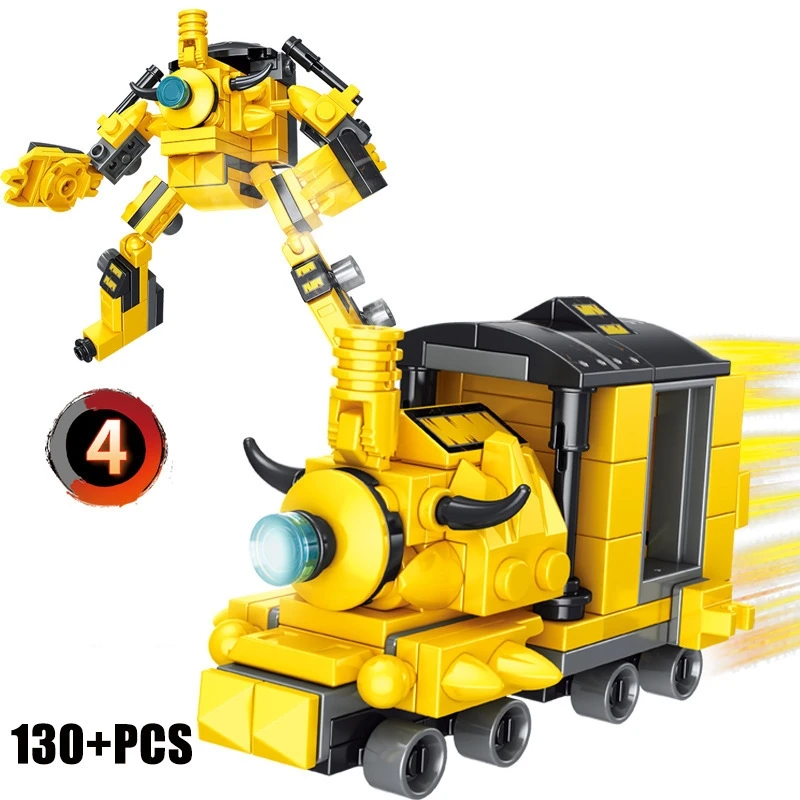 뜨거운 게임 Choo-Choo 찰스 빌딩 블록 악마의 거미 기차 동물 괴물 피규어 벽돌 MOC 장난감 어린이 선물 용품